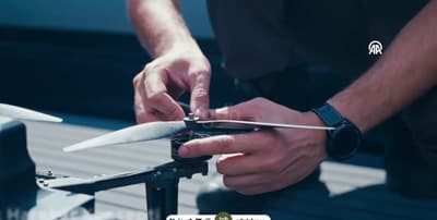SAGAN İHA, insansız deniz aracından mühimmat bıraktı