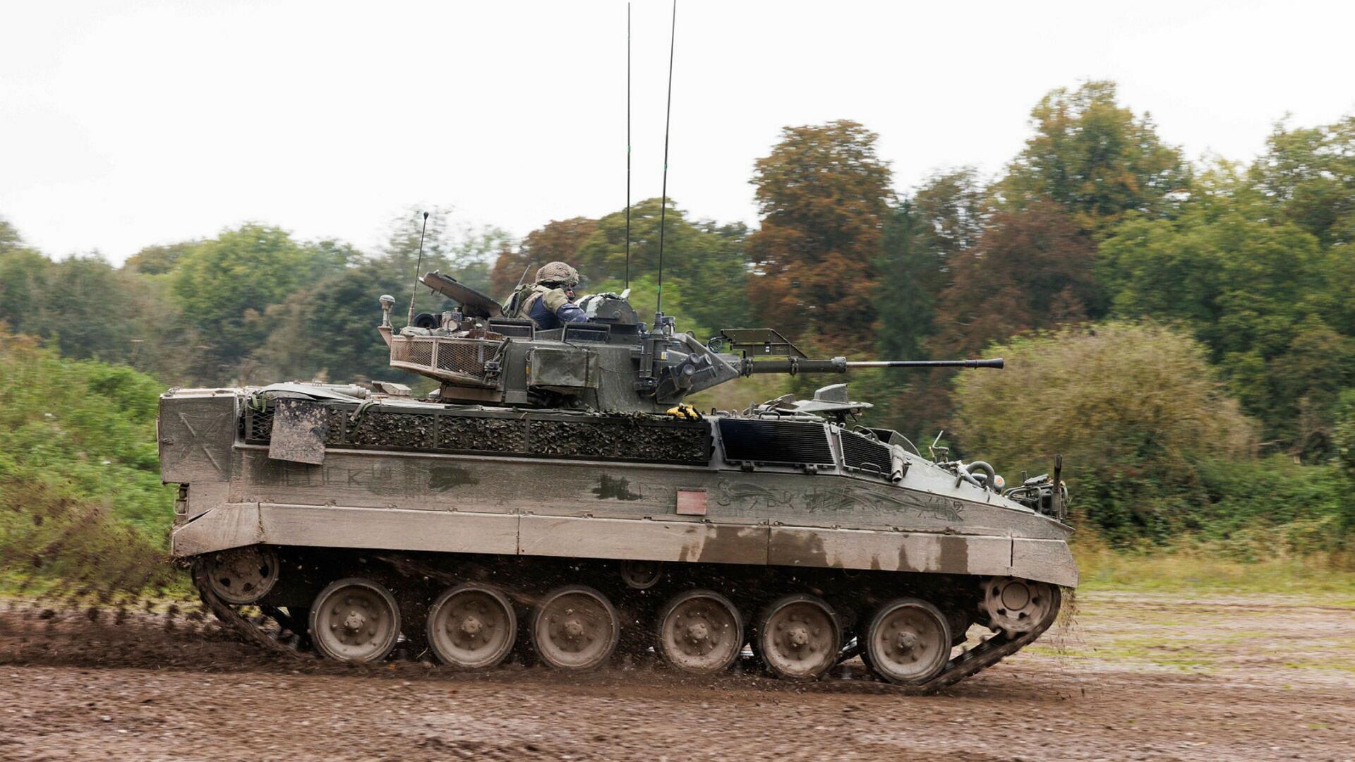 Challenger 2 tankı tatbikat sırasında hedef alındı