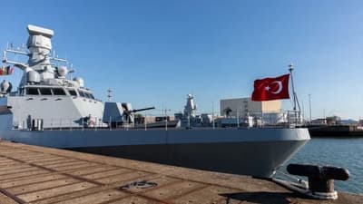 Milli savaş gemisi TCG Burgazada, Belçika’da