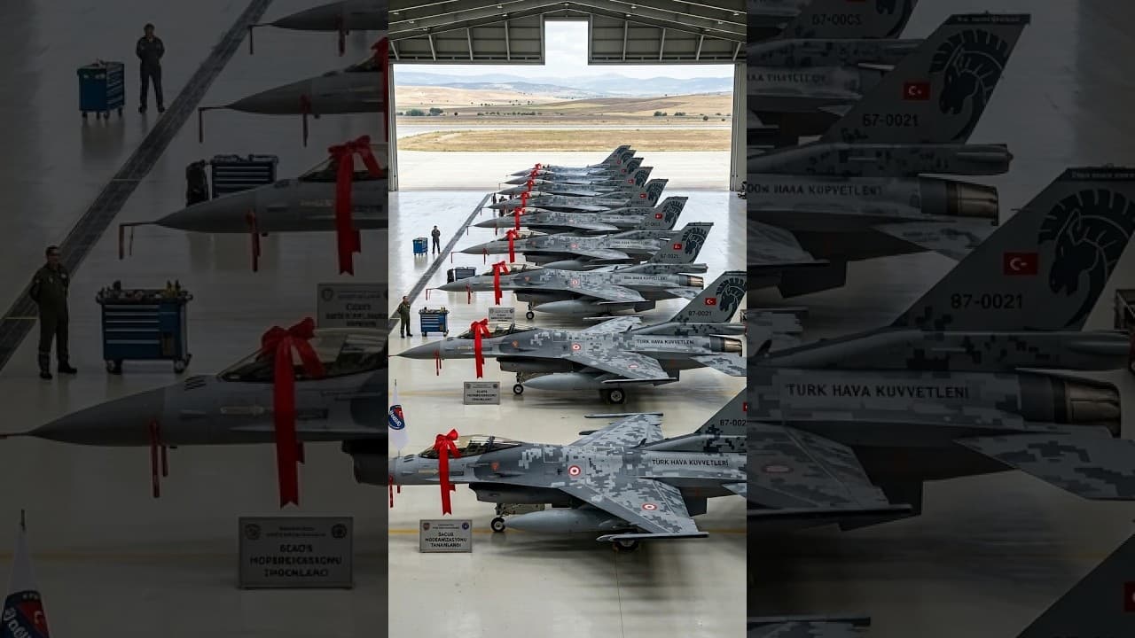 İLK ÖZGÜR F-16 SAVAŞ UÇAKLARI - SAVUNMA SANAYİ