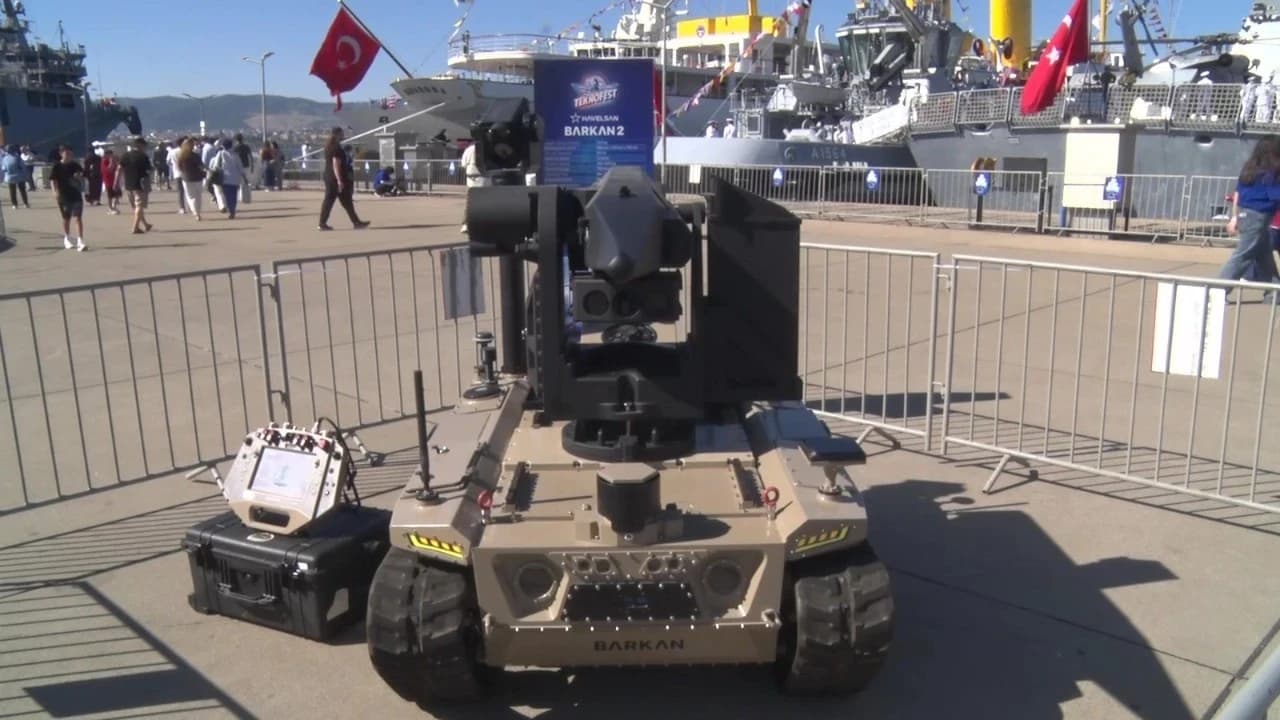 TEKNOFEST Mavi Vatan'da İnsansız Kara Aracı BARKAN 2