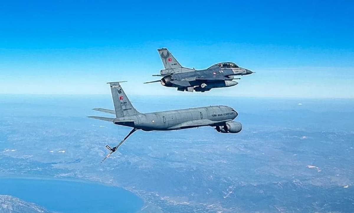 İHA Tehdidine Karşı Türk F-16'ları Havalanıyor