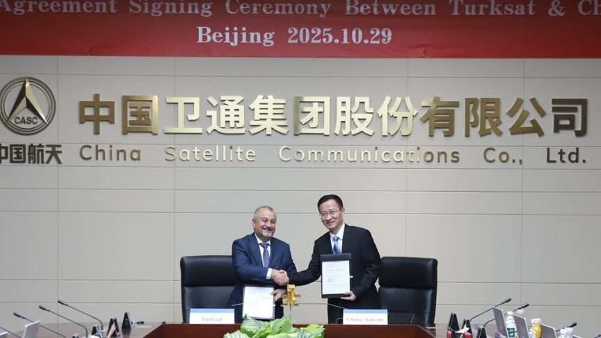 Türksat ve Chinasat işbirliği anlaşması imzaladı