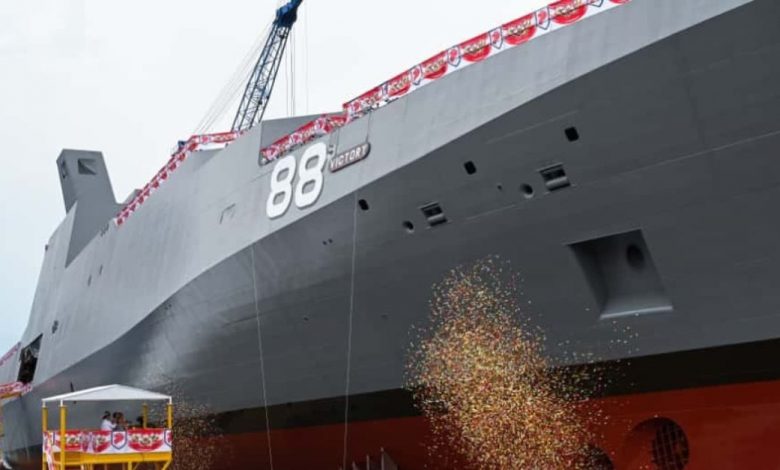 Singapur, İlk Victory sınıfı savaş gemisini denize indirdi