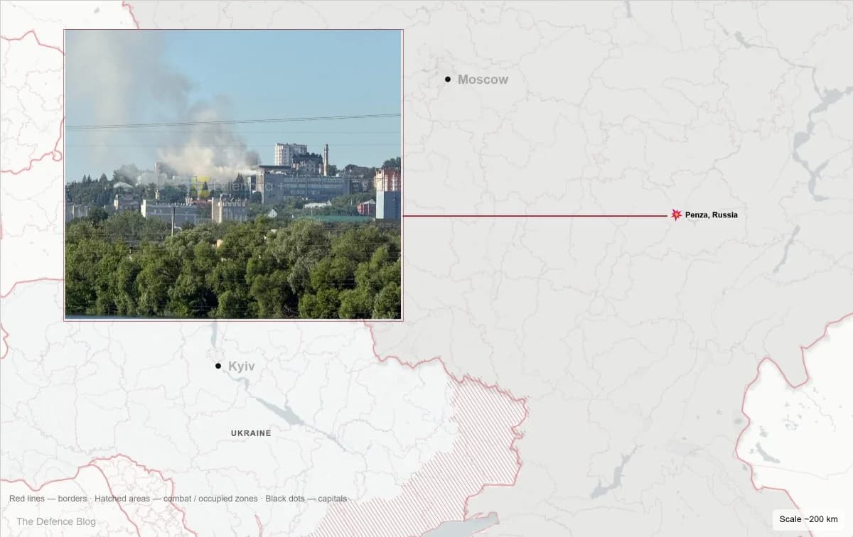 Ukrayna, Rusya'nın derinliklerindeki füze sensör fabrikasını vurdu