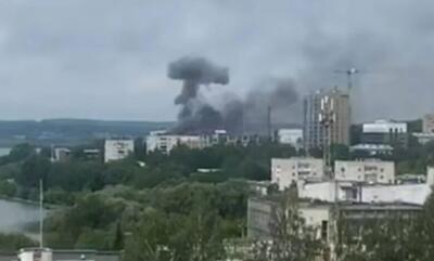 Ukrayna Rusya’nın savunma sanayii tesisini vurduğu anlar