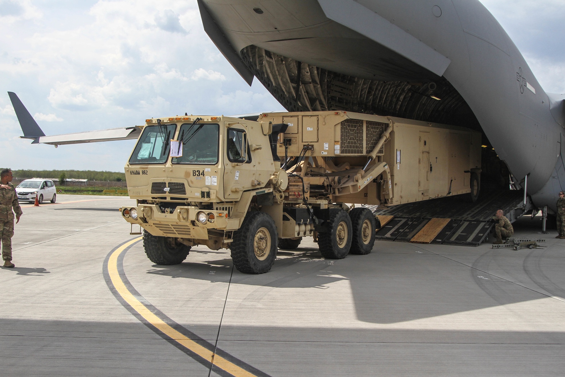 THAAD hava savunma sisteminde yangın