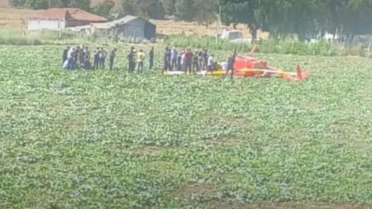Temelli'de Eğitim Helikopteri Kazası: 2 Yaralı