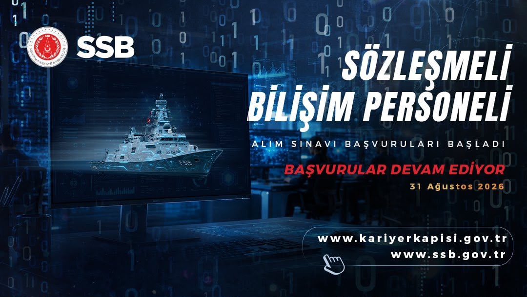 Savunma Sanayii Başkanlığı, Millî Teknoloji Hamlesi'ne Bilişim Alanında 13 Farklı Pozisyonda Personel Katacak