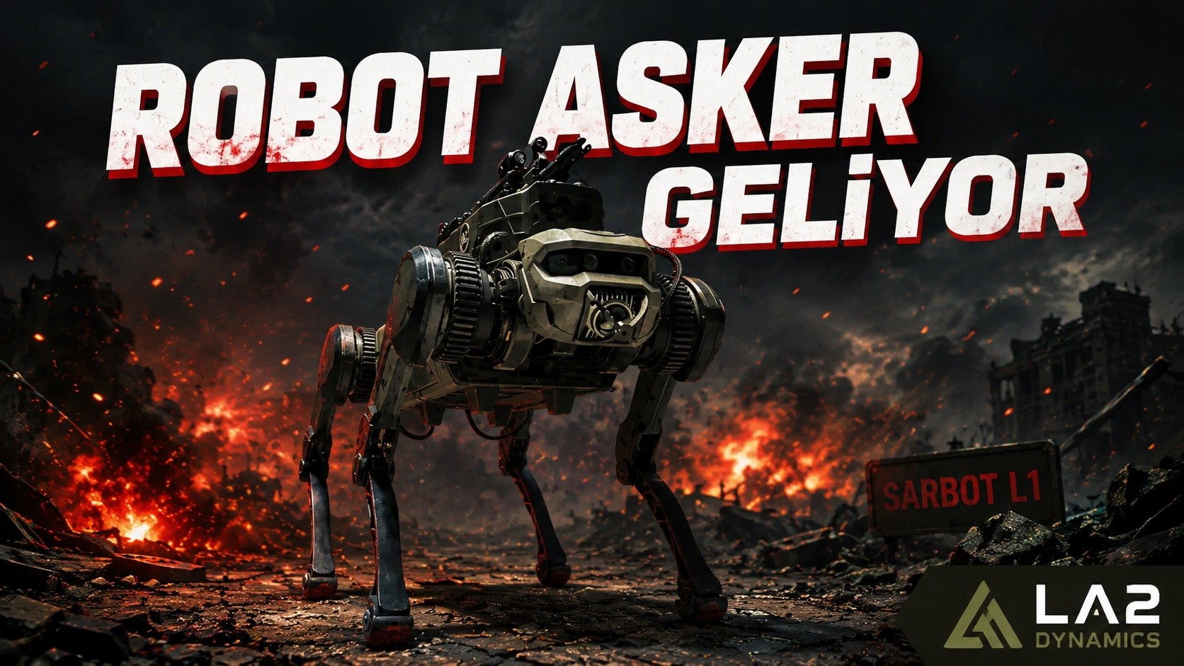 Asker yerine robot gönder: SARBOT L1 ile savaş alanı değişiyor